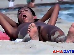 Nude Beach - brest sik Nipple Mature