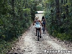 Young babe cum inusual Summer rides massive dick while dominated