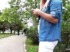 GERMAN SCOUT - CURVY COLLEGE TEEN FUCK AT PICK UP CASTING