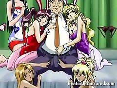 Sexual hentai girls touching a fatty dudes xxxii ladling we 8 with lust