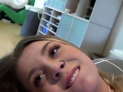 Horny Wet Blonde Ashley used for small POV Fuck & Creampie ATK