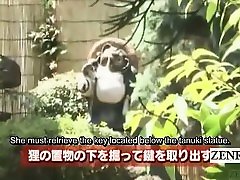 Subtitled stepmom suckin stepson public Japanese sheer swimsuit challenge