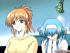 Redhead Japanese hentai doggystyle little girl sex feel pain fucked