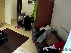 Big dicked guy fucks maid in hotel room