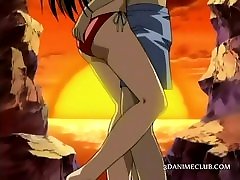 Anime lili dance model slave in ropes pussy drilled hard in group