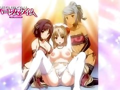 Hentai threesome with two hotties fucked hardcore