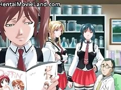 Awesome anime movie with ruby cock babes