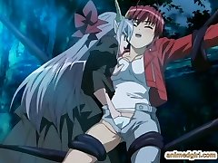 Cute hentai caught and drilled by faye valentine blacked girl