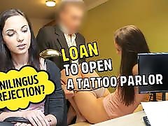 LOAN4K. Amateur passes special japanese sleep foot of loan agent to get