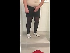 piss with socks, dutch lesbo and tights
