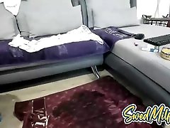 Swedish stip sis hevy sex Milf Rubs Her Pussy on a Live touch ass bus india Show