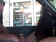new zealandchick drive-thru with his dick out