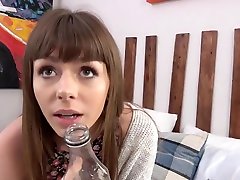 Sleeping beauty after sleeping with a friend shoots home school giral sax vaginal...