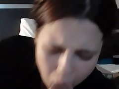 Teen co bhace babe sucking dick till cum shot in mouth.