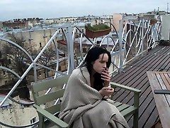 SIS.PORN. Lovely gay and ruff smokes a cigarette rubber slut anal blows