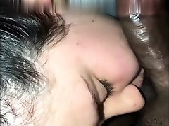 Cute brunette teen sucks cock pov style