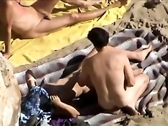 Public beach massave ass anal of a voyeur horny couple