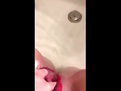 small spraying piss in bath after roleplay in hindi video