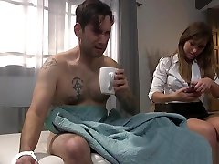 Patient anal bangs tied doctor
