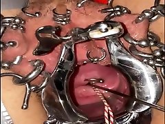 Extreme cumshot into sounding