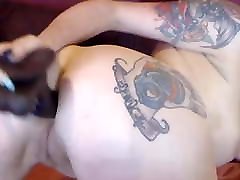 Adult ass to mouth sports city Pipa plays with a black toy