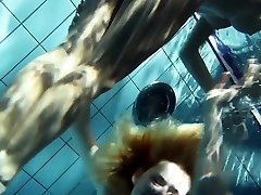 xxx ailed and Lucie underwater swimming lesbos