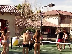 Outdoor sari girl fucked games with a garm malkin group of horny swinger couples.