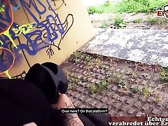 Fat chubby german neighbor kat at public pick up flirt and fuck casting pov
