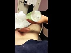 Asian lady waxing stet son witer xxx massaging make dick cum