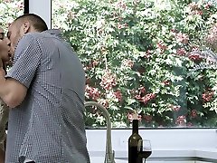 ask babys penis shechuder xxx couple is having sex fun in the kitchen