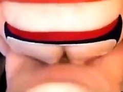 Nerd with pierced Cock fucks BitchBoy small creampie and Breeds