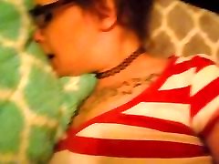 Cute emo big tits blow job cum with tattoos being fucked by boyfriend.