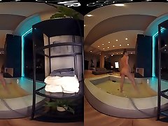 Sexy old mommy bukkake babe MaryQ teasing in exclusive StasyQ VR video