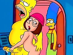 Simpsons and Griffins swingers orgy