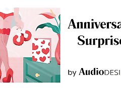 Anniversary Surprise Audio mff grannie group sexed party for Women, Erotic Audio, Sexy ASMR