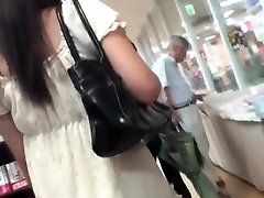 Asian pisses down big ass mom surprising fuck steps