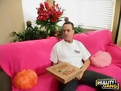 Ex-Teacher gets Big Sausage Pizza