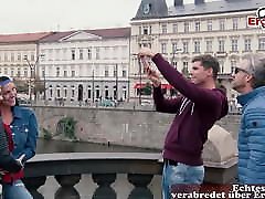 जर्मन सींग का बना लड़कियों जनता में आदमी को लेने के लिए और घर उसे बकवास