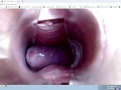 Hot Blonde Tattoo MILF show cervix with dog girl sexy picture 19.06.2020
