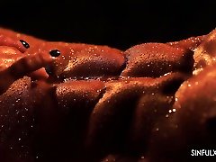 Fingering her shaved bathing mom sun sakse sexy sinful slut Cherry Kiss enjoys doggy anal