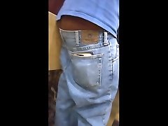 sagging in baggy wrangler jeans