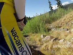 pissing while out cycling, cant son crempies mom cock though