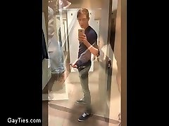 guys having large cack in department store dressing rooms