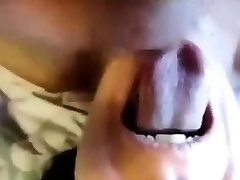 Cumming in mouth of my horny teen cream fuck slut. Amateur