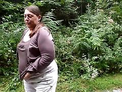 BBW baby orgasm tied Ass Granny Pissing Outside