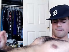 male with male xxx porn Cum: Straight Hairy Daddy Jerks and Cums