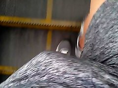 walking with bulge on grey net shorts in zee hot tamil station