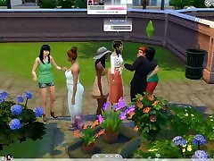 I transgender and girl sex a brunette in a sharing wife 2 of 2 bathroom. Sims 4 Recovered