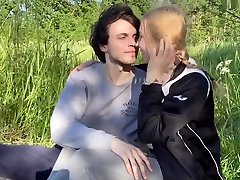 Extreme john girls and moms xxx in the Forest, Blowjob in Nature