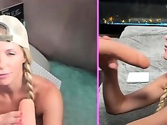 Big fart inhaling Nipples Flash on her Webcam stream
